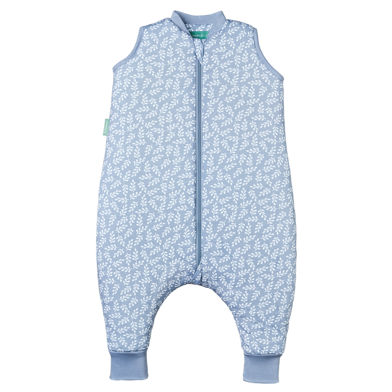 SLEEPING JUMPSUIT- BLUE GARDEN - TOG 2.5