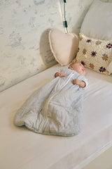 BABY SLEEPING BAG - GREY PRINT - TOG 2.5