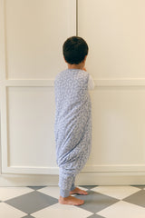 SLEEPING JUMPSUIT- BLUE GARDEN - TOG 2.5