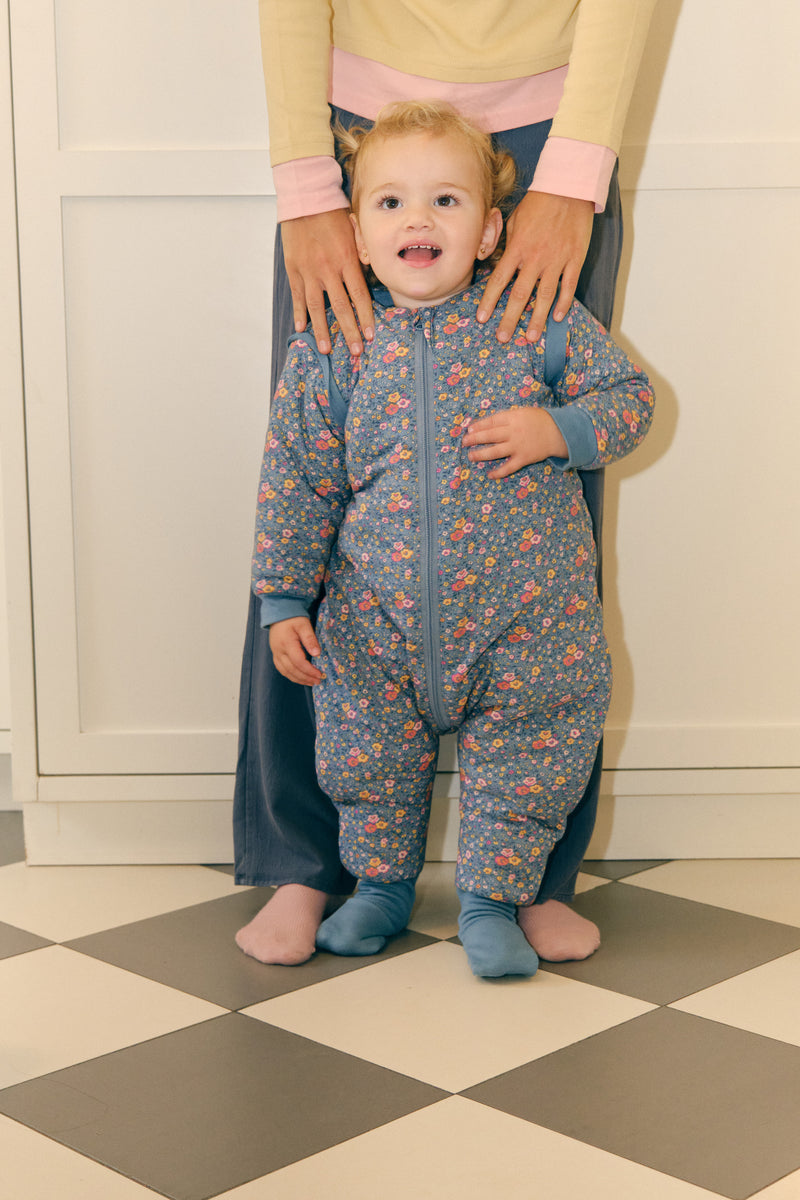 SLEEPING JUMPSUIT- WILD ORCHID - TOG 2.5 - WITH SOCKS AND SLEEVES