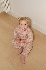 SLEEPING JUMPSUIT - MISTY ROSE - TOG 2.5 - WITH SOCKS AND SLEEVES