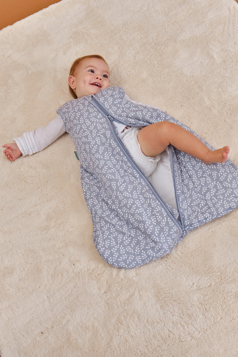 BABY SLEEPING BAG - BLUE GARDEN - TOG 2.5 