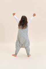 SLEEPING JUMPSUIT - GREEN GARDEN - TOG 2.5