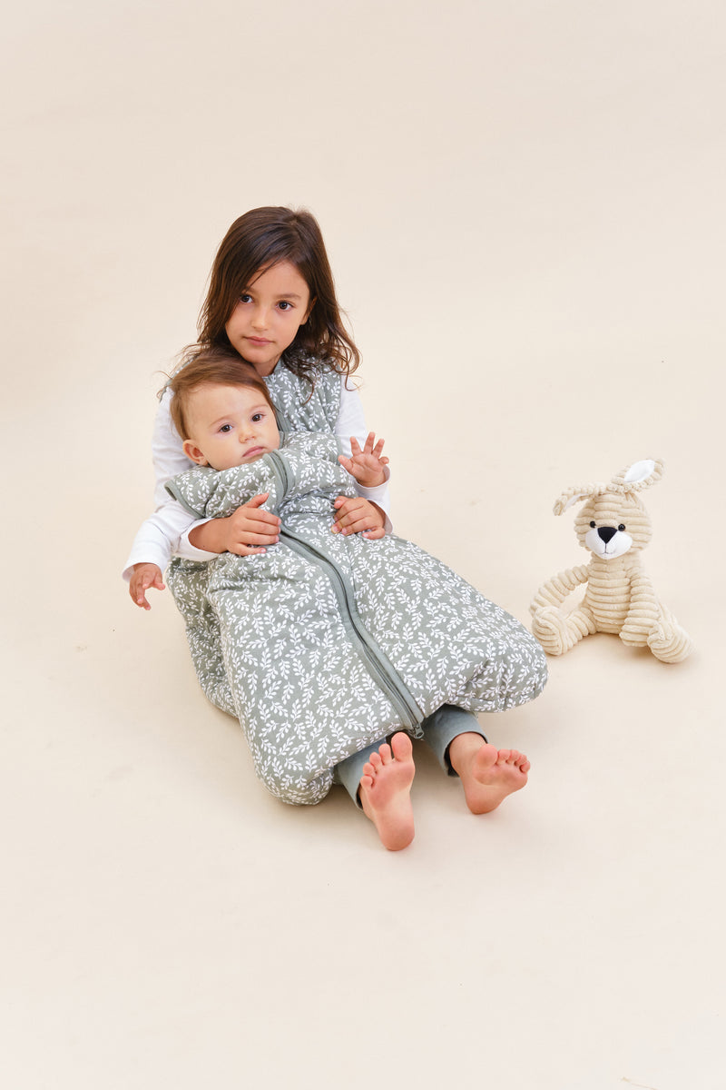 BABY SLEEPING BAG - GREEN GARDEN - TOG 2.5 