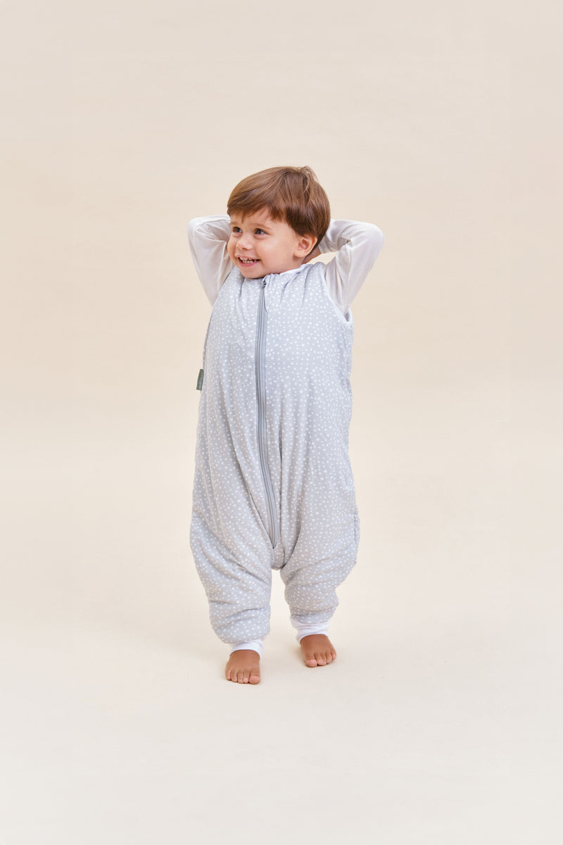 SLEEPING JUMPSUIT - GREY PRINT - TOG 2.5