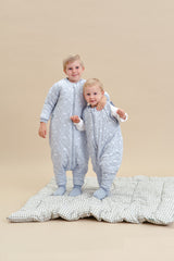 SLEEPING JUMPSUIT - WOODLAND - TOG 2.5 - WITH SOCKS AND SLEEVES