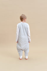 SLEEPING JUMPSUIT - GREY PRINT - TOG 2.5