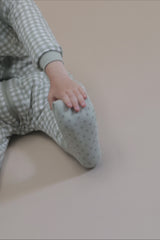 SLEEPING JUMPSUIT- MINT TEA - TOG 2.5 - WITH SOCKS AND SLEEVES