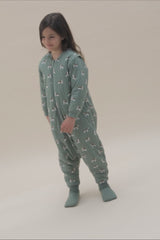 SLEEPING JUMPSUIT- BEAGLE - TOG 2.5 - WITH SOCKS AND SLEEVES